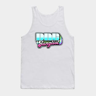 DNB - Junglist Y2K Rainbow Drop Shadow (pink/blue) Tank Top